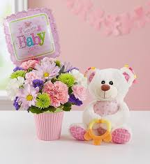 Didn't have one sunflower in it as shown. Mom To Be Gift Flowers For New Baby Unique Baby Gift Girl Clothing Baby Girls Clothing Valresa Com