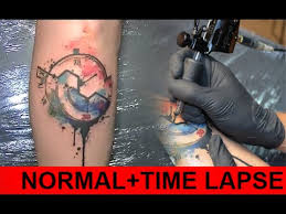 Favorite tattoo artists on instagram. In Time Of Color Tattoo Time Lapse And Normal Speed Youtube