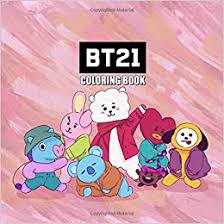 #cooky #bt21 sticker by aesthetic. Bt21 Coloring Book Bt21 Coloring Pages For Everyone Adults Teenagers Tweens Older Kids Boys Girls Practice For Stress Relief Relaxation G Kim Emily Amazon Co Uk Books