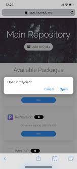 It is developed by developer justin proulx. Help How Can I Change From Opening A Repo With Cydia To Rather Installer Or Zebra Jailbreak