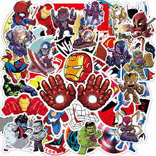 Ini contoh pola striping custom yamaha vega r ( 2007 ) yang saya bikin. Superheros Stickers 100 Pcs Comic For Legends Theme Teen Official Store Decals