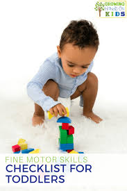 Fine Motor Skills Checklist For Babies 0 18 Months Old