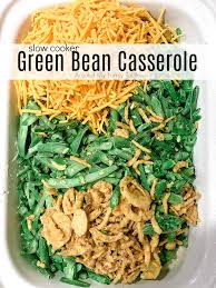 Slow Cooker Green Bean Casserole Recipe Slow Cooker Green Beans Green Bean Casserole Green Beans