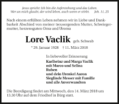 Choose from 4100+ vaccine graphic resources and download in the form of png, eps, ai or psd. Traueranzeigen Von Lore Vaclik Www Trauerundgedenken De