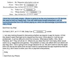 Wondering where amazon hid the kindle store on its kindle app for the iphone and ipad? Emails Reveal Why Steve Jobs And Phil Schiller Blocked In App Purchase Of Kindle Books Macrumors