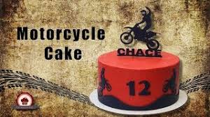 Boy's motorbike cake i was asked to make a cake to do with motorbikes for a little boy's third birthday. Motorcycle Cake Youtube