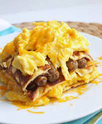 Low Carb Breakfast Lasagna Gluten Free I Breathe I M Hungry Recipe Breakfast Lasagna Recipes Food