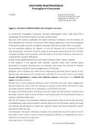 Maybe you would like to learn more about one of these? Lettera Dimissioni Mastrangelo Protocollata