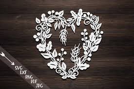 Download Heart Wreath Graphic By Cornelia Creative Fabrica SVG Cut Files