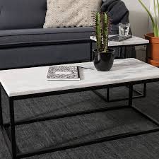 Get it as soon as wed, mar 3. Marble Top Coffee Table With Black Steel Frame By Cuckooland Notonthehighstreet Com