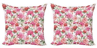 Pick up a pillowcase at the thrift store with a floral pattern, find some coordinating ribbon, and you are all set. East Urban Home Ambesonne Watercolor Flower Decorative Throw Pillow Case Pack Of 2 Victorian Floral Pattern Painting Style Print With Peonies Roses Couch Bedroom Living Room Cushion Cover 20 White Pink Blush Wayfair