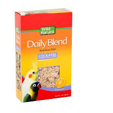 Wild Harvest Daily Blend Nutrition Diet 2 Pounds For Cockatiels Lovebirds And Small Hookbills