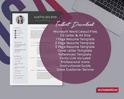 Cv examples see perfect cv samples that get jobs. Professional Cv Template For Ms Word Cover Letter Curriculum Vitae Modern Resume Template Design Creative Resume Format Editable 1 3 Page Resume For Job Application Instant Download Templatesusa Com