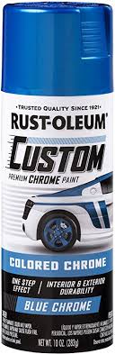 Maybe you would like to learn more about one of these? Amazon Com Rust Oleum 340457 Automotive Spray Paint 10 Oz Metallic Chrome Blue Home Improvement
