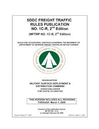 About 41% of these are packaging labels. Sddc Freight Traffic Rules Publication No 1c Sddc U S Army