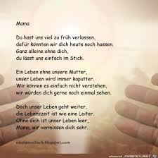 Gedichte für mama zum geburtstag jubiläumsfeier. Mama Trauer Gedicht Von Nicole Sunitsch
