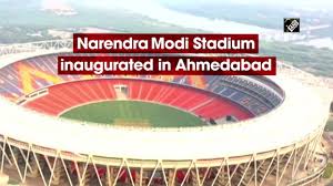 Situated in the indian city of ahmedabad, the stadium was originally constructed in 1983 and has undergone. President Kovind Inaugurates Narendra Modi Stadium In Ahmedabad Youtube