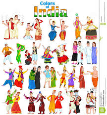 Illustration About Happy Couple From Different States Of India In Vector Illustration Of Holiday Celebration Clo India Poster Dance Of India States Of India