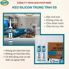 Keo Silicon trung tính S5 SKBond loại nhiều màu - RORI