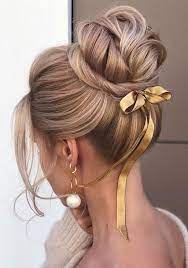 20 High Bun Updo Wedding Hairstyles For Brides Hair Styles Cool Hairstyles High Updo