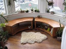 Bay windows are actually three windows joined together to form a larger unit. Curved Bay Window Bench Recycled Douglas Fir Etsy Bay Window Benches Bay Window Seat Window Benches