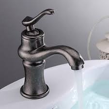 Antik Silber Finish Centerset Einhand Ein Loch Messing Waschbecken Wasserhahn S0519 149 99 Badarmaturen Messing Armaturen Bad