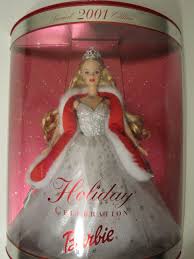 Holiday 2001 Barbie 50304 Christmas Barbie Holiday Barbie Dolls Holiday Barbie Collection