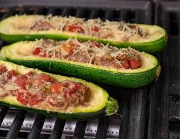 Saute onions, sausage, and garlic together. Sausage Stuffed Zucchini Try This Lower Carb Meal Tonight