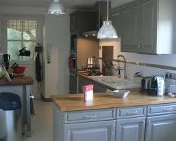 Une Cuisine Relookee Campagne Chic Cuisine Grise Et Bois Cuisine Renovee Choses De Cuisine