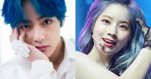 Her height is 1.59 m and weight is 45 kg. These K Pop Idols Looked Amazing With Blue Hair Allkpop