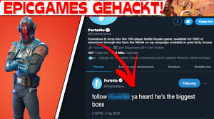Последние твиты от fortnite status (@fortnitestatus). Epic Games Wird Gehackt Fortnite Twitter Account Hackerangriff Youtube