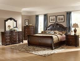 What type of bedroom set is best for my style? Homelegance 2169sl 5pc 5 Pc Hillcrest Manor Rich Cherry Finish Wood And Dark Brown Padded Headboard Sleigh Bedroom Set King Bedroom Sets Sleigh Bedroom Set Bedroom Set