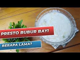 Bubur kacang hijau presto lembut banget recomended. Cara Membuat Bubur Bayi Mpasi Dengan Presto Youtube