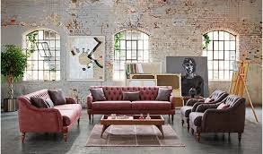 Berlin Chester Salon Takimi Mobilya Yemek Odasi Takimlari Ev Dekoru