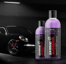Upset driver looking at scratches and dents on car. Best Car Scratch Remover Works Instantly Shine Armor