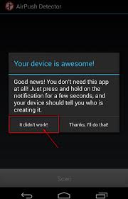 And of course removing the app does nothing to remove the adware. Werbung Via Air Push