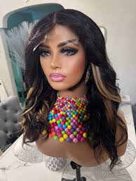 100%human hair 4x5 closure lace part wig