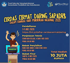 Tentu semangat prestasi dan kesehatan masih terjaga bukan? Ayo Ikut Lomba Cerdas Cermat Daring Kemdikbud Sobatsekolah Com