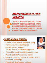 Daftar situs malaysia yang di hack indonesia. Menghormati Hak Wanita