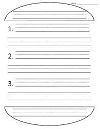 Sandwich Graphic Organizer Worksheets Teachers Pay Teachers