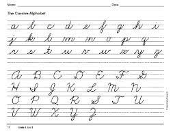 The term refers to the. Cursive Handwriting Alphabet Writing Practice Sheets Pdf Free Insanity Follows