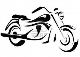 Motorbike Vector Illustration Motorbike Drawing Silhouette Stencil Motorcycle Drawing