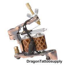 Professional Left Handed Tattoo Machine Tm E007 W 10 Wrap Coils Tattoo Machine Coil Tattoo Machine Left Handed