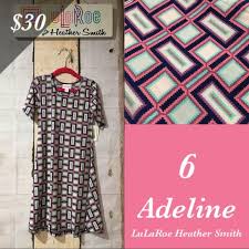 Lularoe Adeline Kid Dress Sz 6 See Size Chart Nwt Nwt