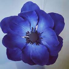 Making Some Anemone Can T Pronounce It Anyway I Make My Own Stamens But This Time I Bought Some I M Not Too Gum Paste Flowers Sugar Flowers Sugar Craft
