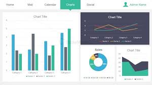 Data Dashboard Chart Slide For Powerpoint Slidemodel