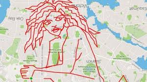 Get the bikemap app for your device and navigate worldwide with the leading digital cycling map! Strava Artist Draws Pictures With His Bike And Gps Bbc News