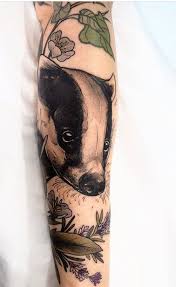 Sophia Baughan Badger Tattoo Badger Tattoo Honey Badger Tattoo Hufflepuff Tattoo