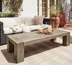 Palisades Rectangular Outdoor Coffee Table (66") | Pottery Barn