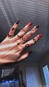 Henna Hand Tattoo Line Art Aesthetic Dark Henna Inspired Tattoos Henna Tattoo Designs Mehndi Designs For Fingers